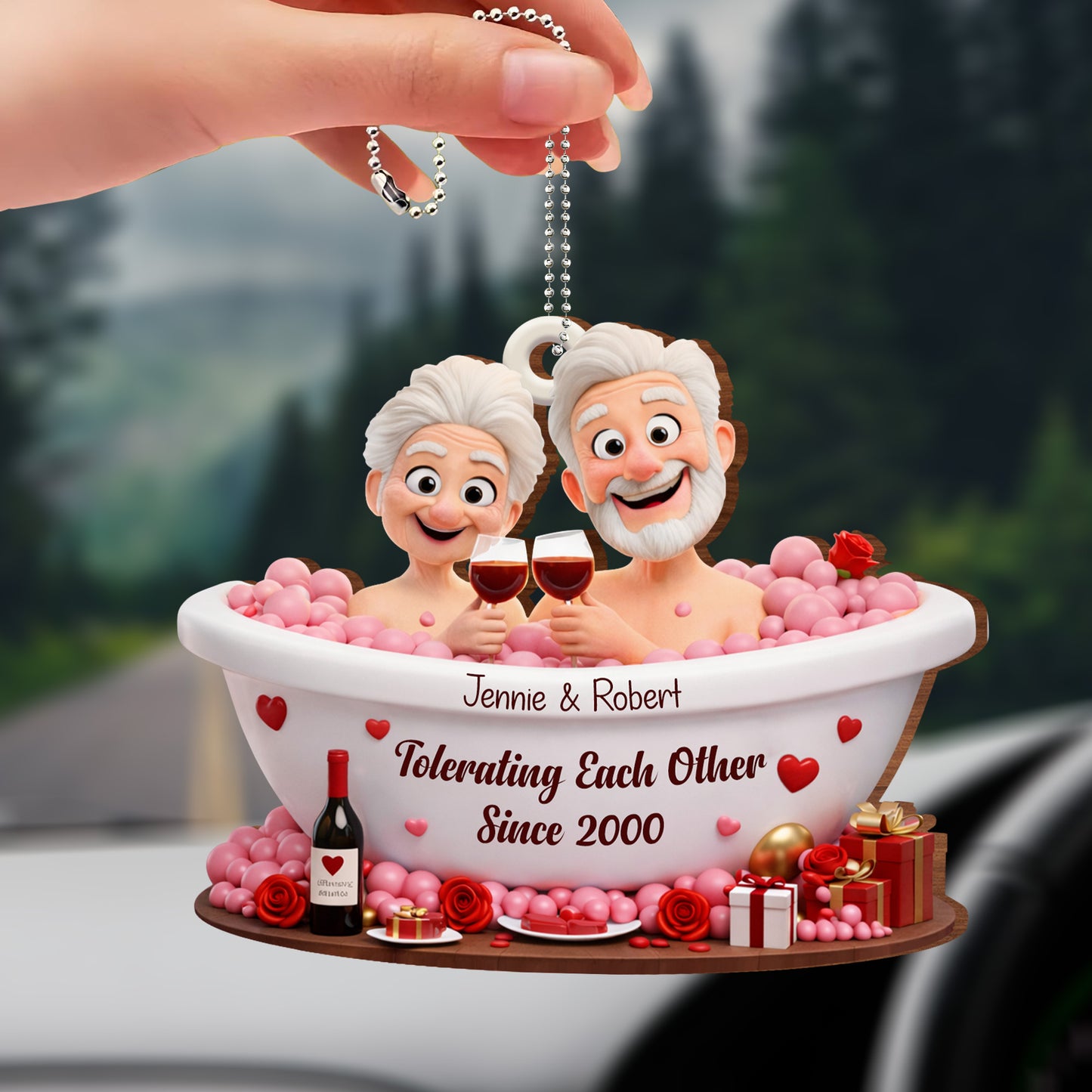 Tolerating Each Other Since, Wine Glasses and Roses