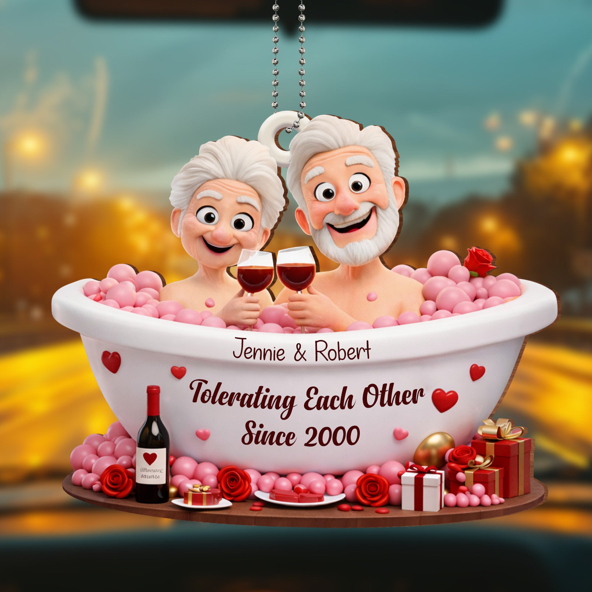 Tolerating Each Other Since, Wine Glasses and Roses