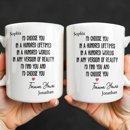 I'd Choose You In A Hundred Lifetimes, Forever Yours