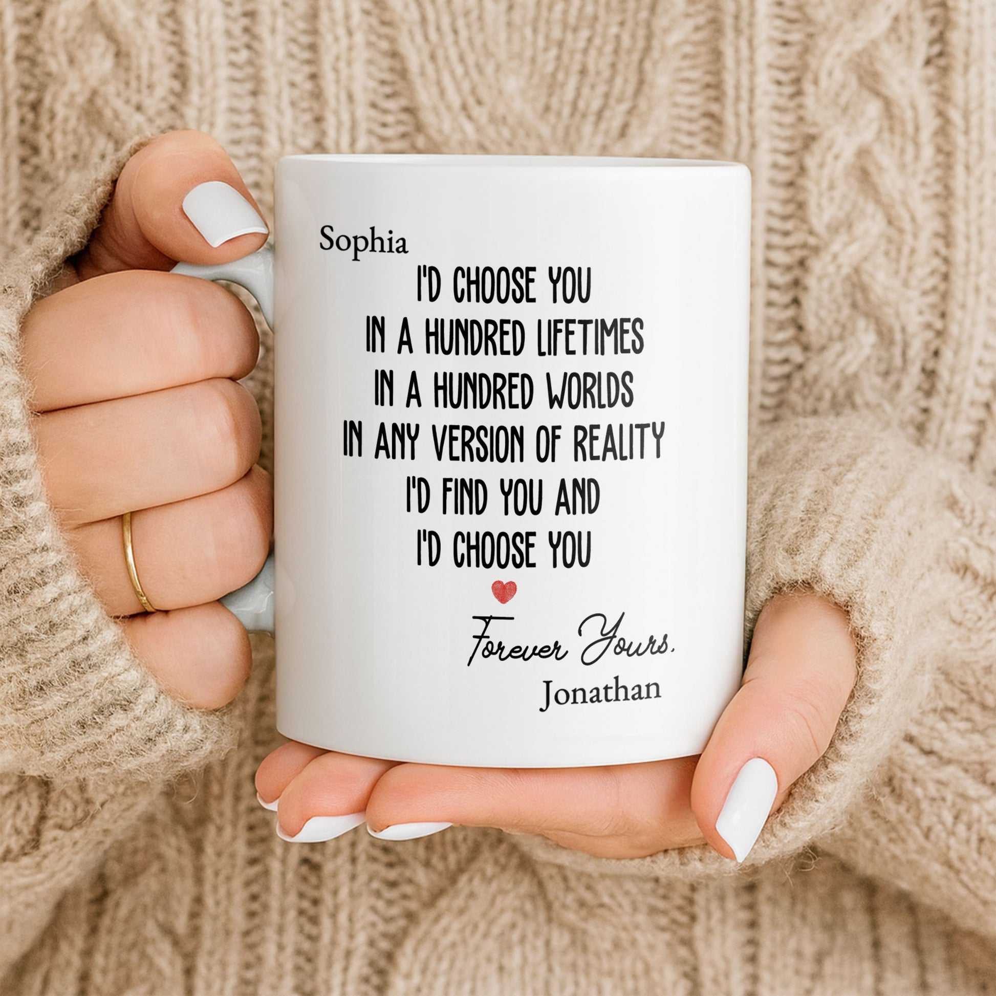 I'd Choose You In A Hundred Lifetimes, Forever Yours