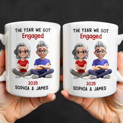 The Year We Got Engaged, Cartoon Couple Design