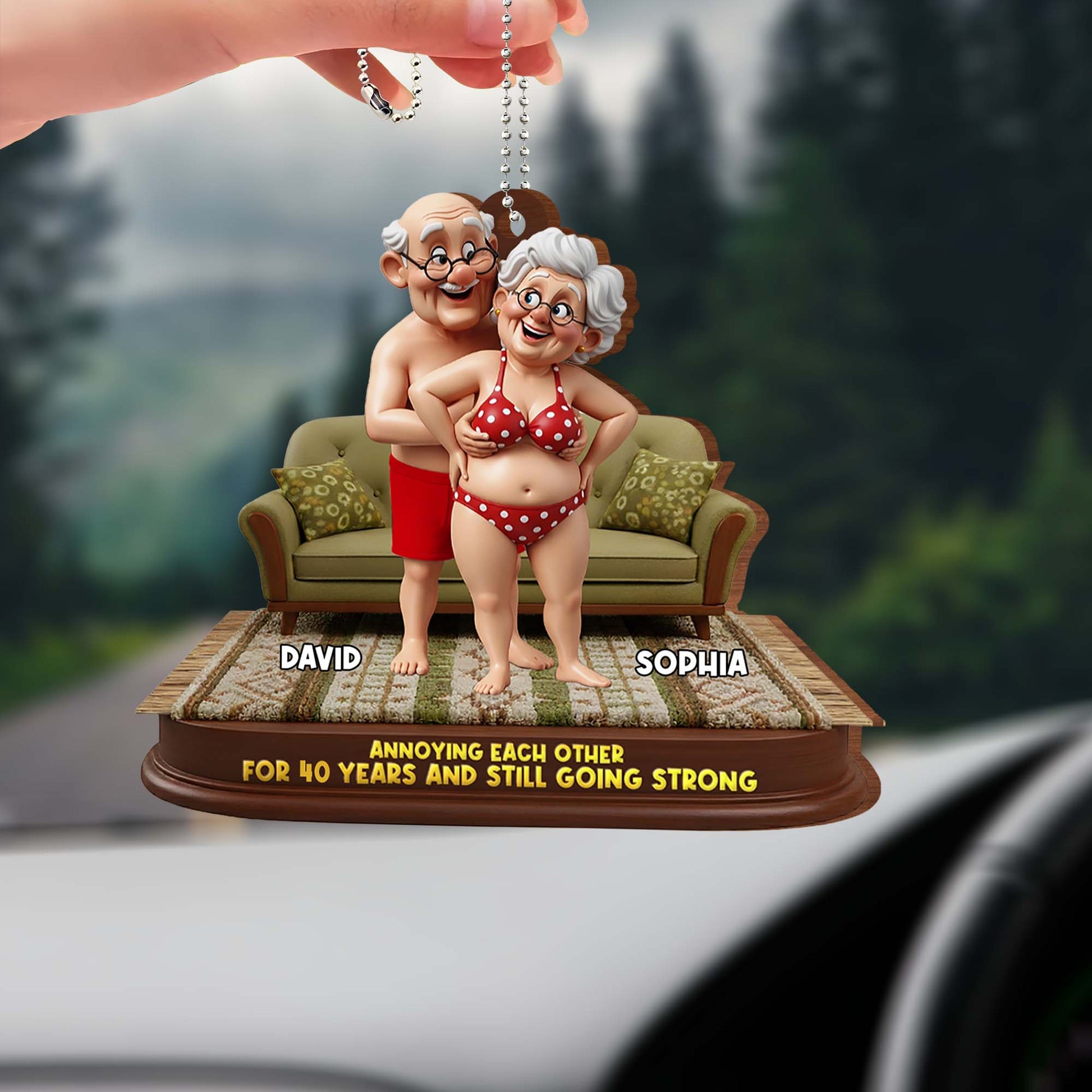 Annoying Each Other For 40 Years Elderly Couple