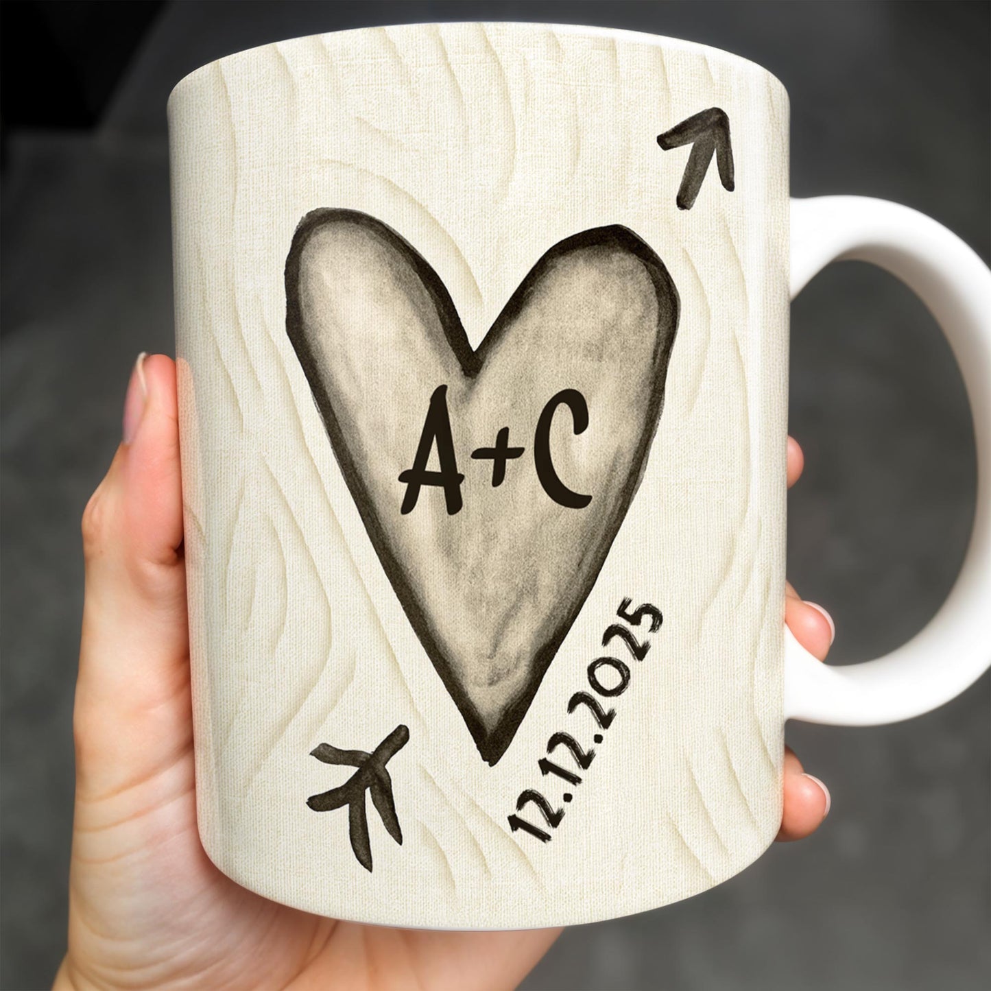 Celebrate Your Love Every Day With A Beautiful Heart Design