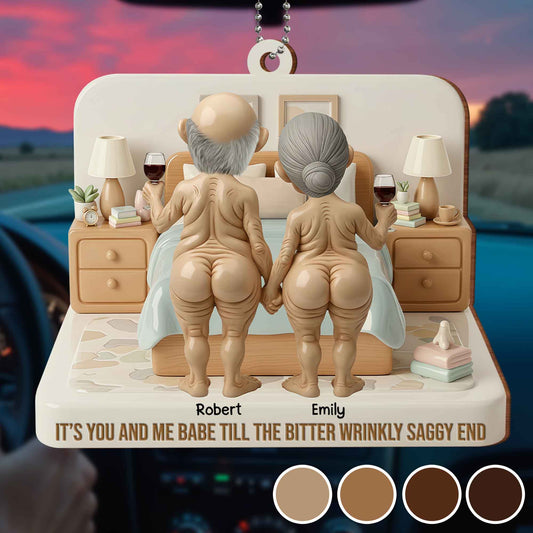 It's You And Me Babe Till The Bitter Wrinkly Saggy End, Elderly Couple