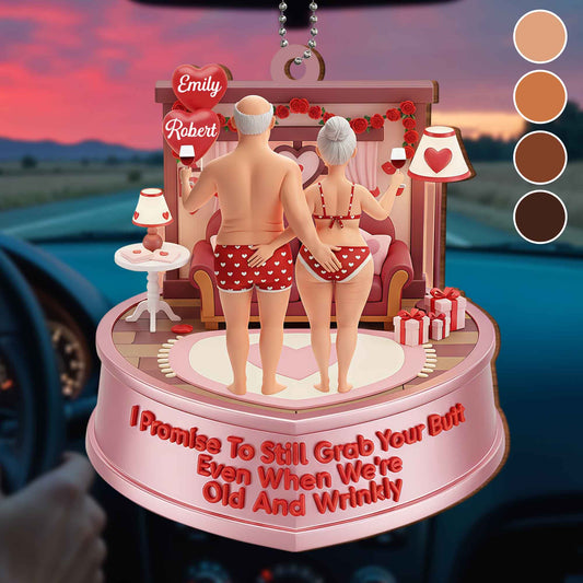 I Promise To Still Grab Your Butt, Heart And Elderly Couple Design