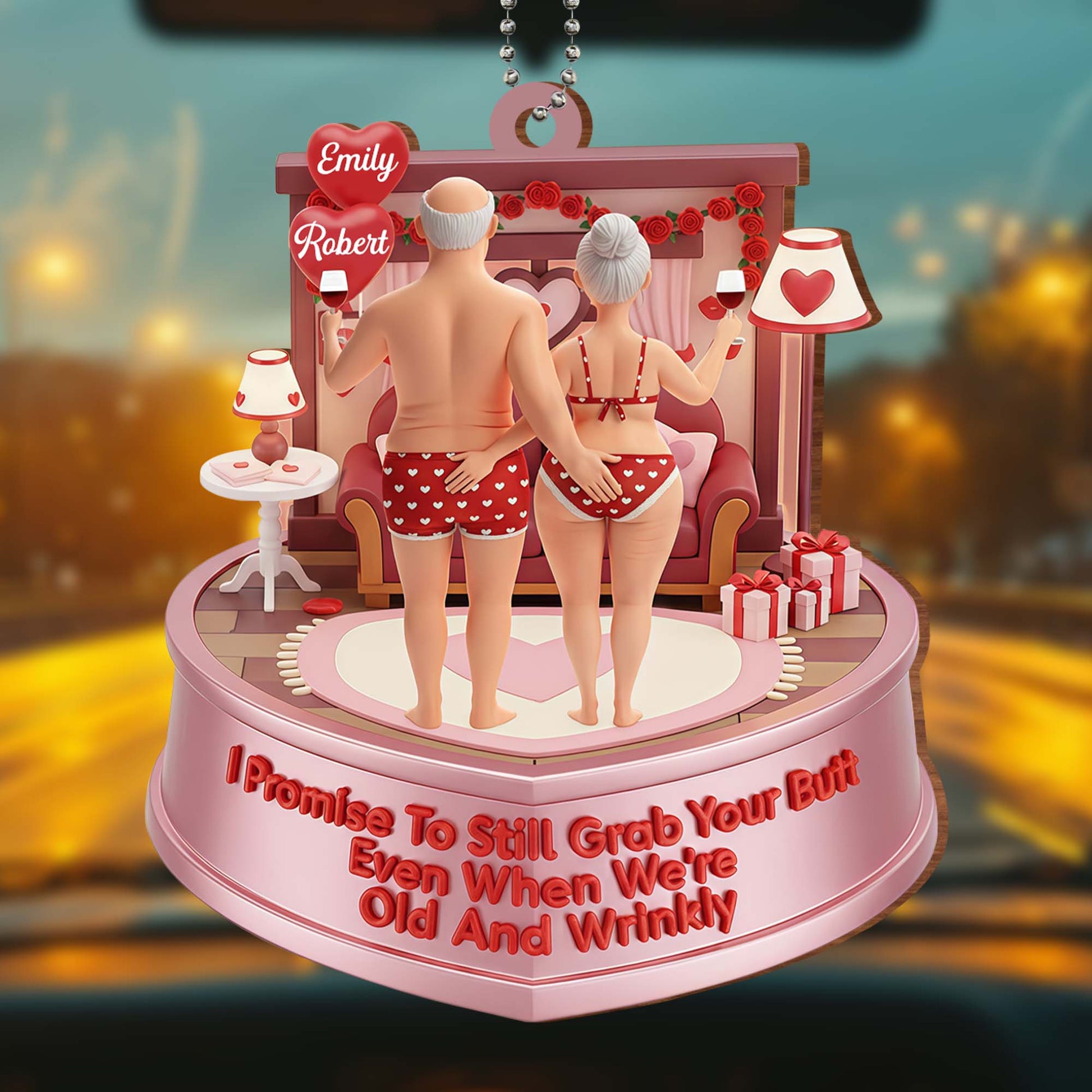 I Promise To Still Grab Your Butt, Heart And Elderly Couple Design
