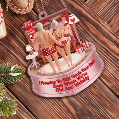I Promise To Still Grab Your Butt, Heart And Elderly Couple Design
