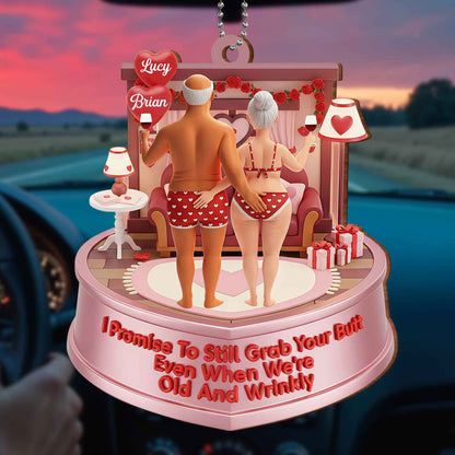 I Promise To Still Grab Your Butt, Heart And Elderly Couple Design