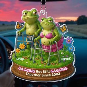 Sagging But Still Gagging, Frogs and Flowers