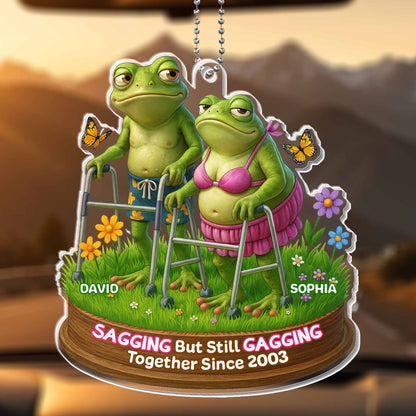 Sagging But Still Gagging, Frogs and Flowers