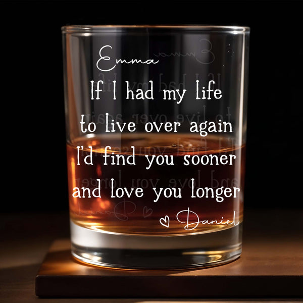 If I Had My Life To Live Over Again I'd Find You Sooner