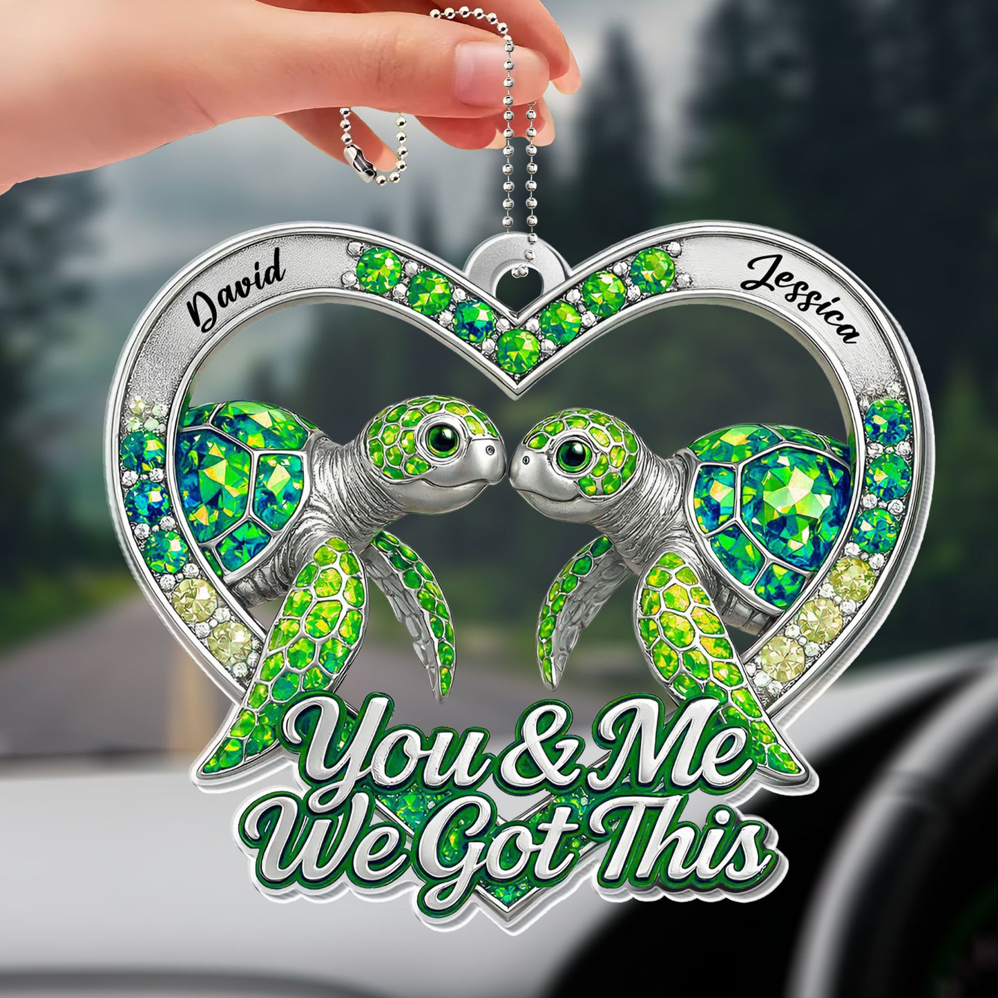 You & Me We Got This Turtles Ornament