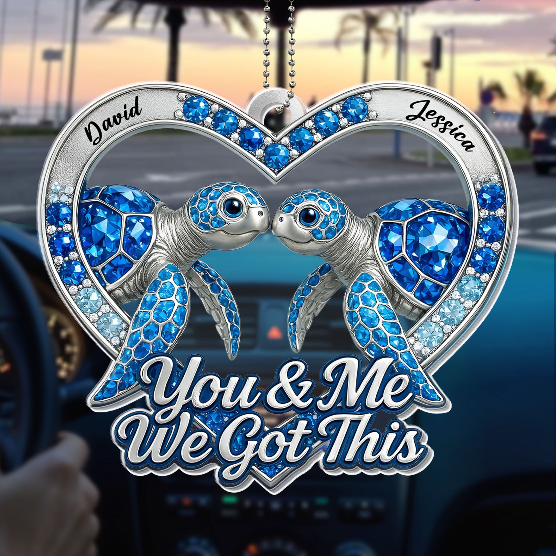 You & Me We Got This Turtles Ornament