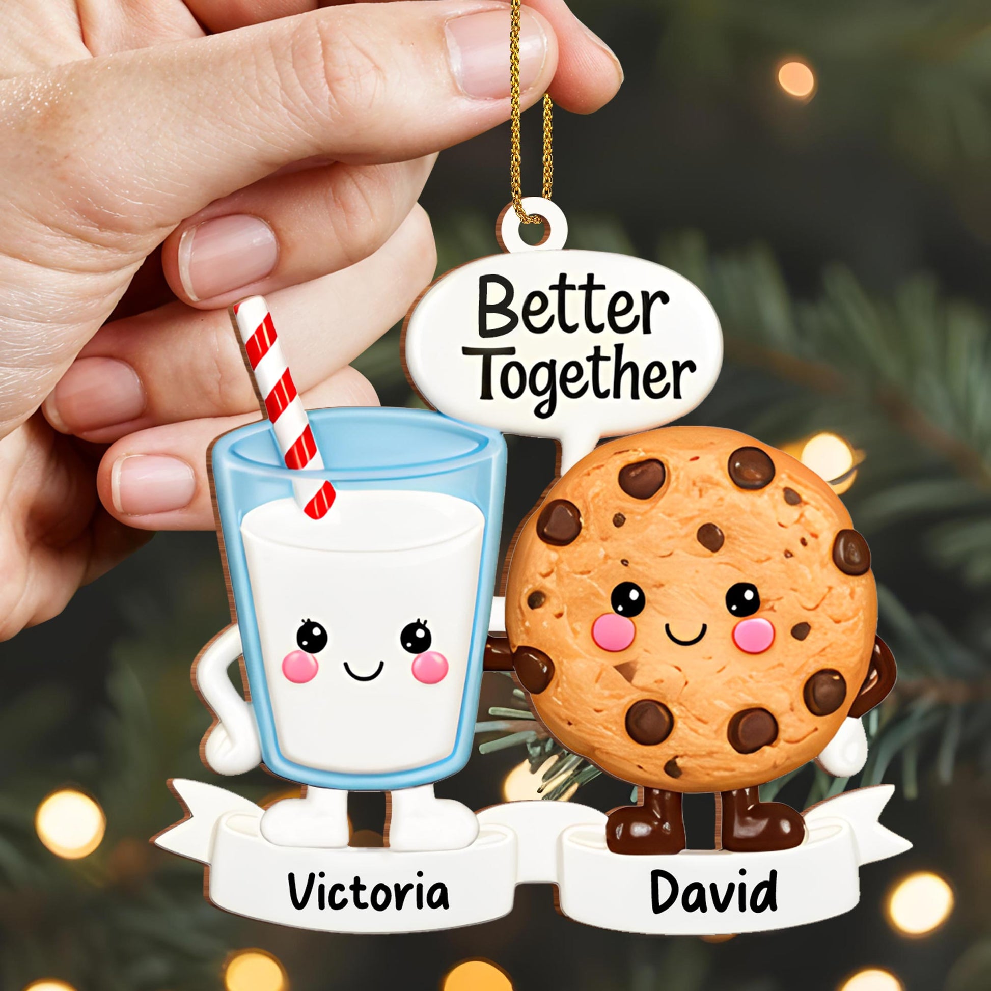 Better Together Cookie And Milk Glass