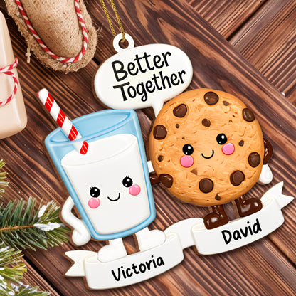 Better Together Cookie And Milk Glass