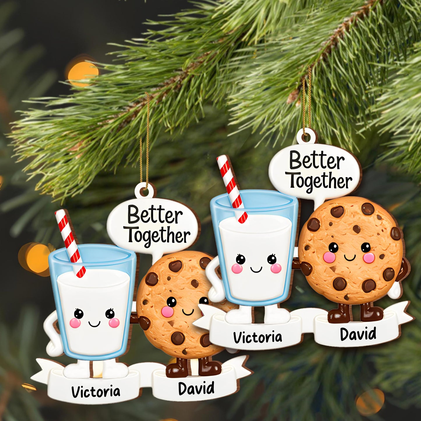 Better Together Cookie And Milk Glass