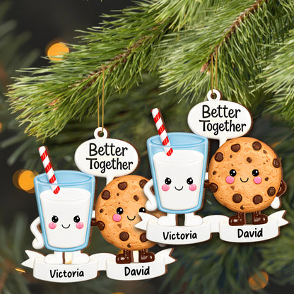 Better Together Cookie And Milk Glass