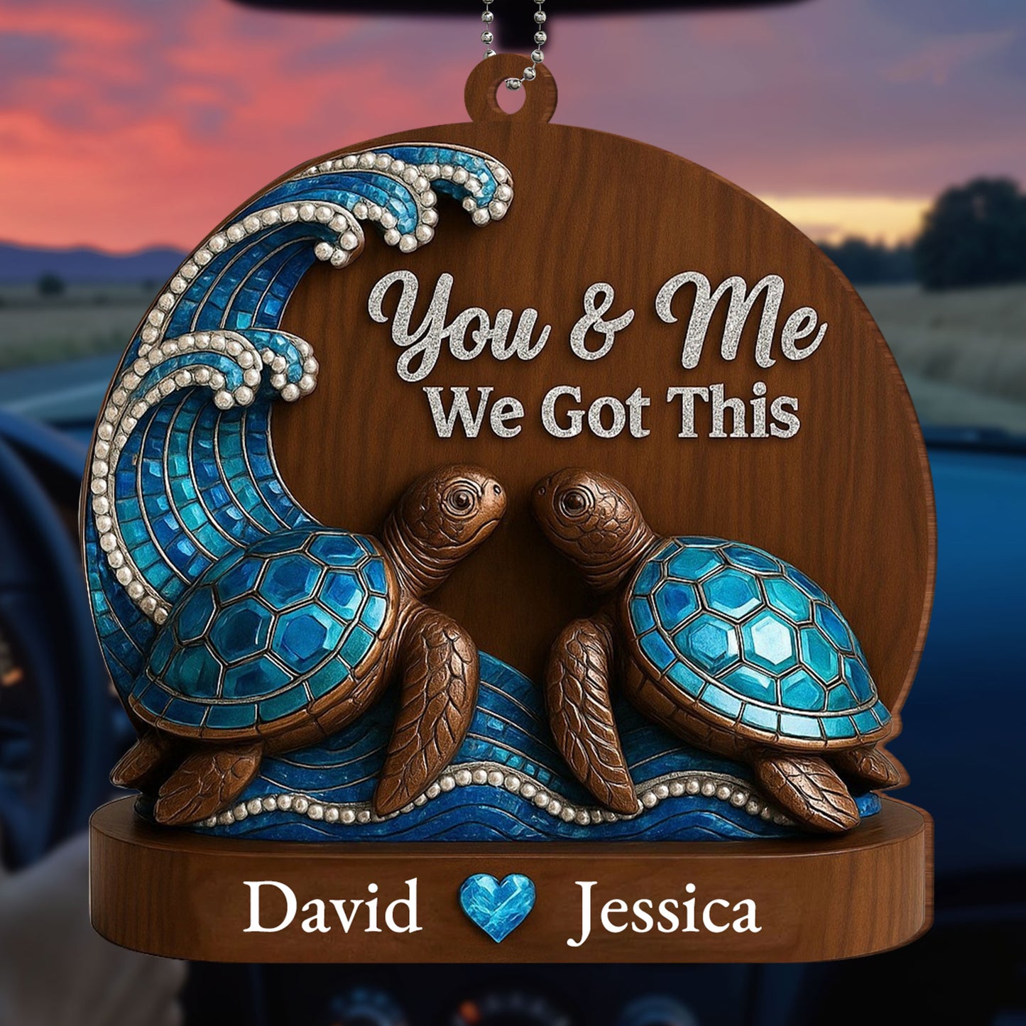 You & Me We Got This With Turtles and Waves