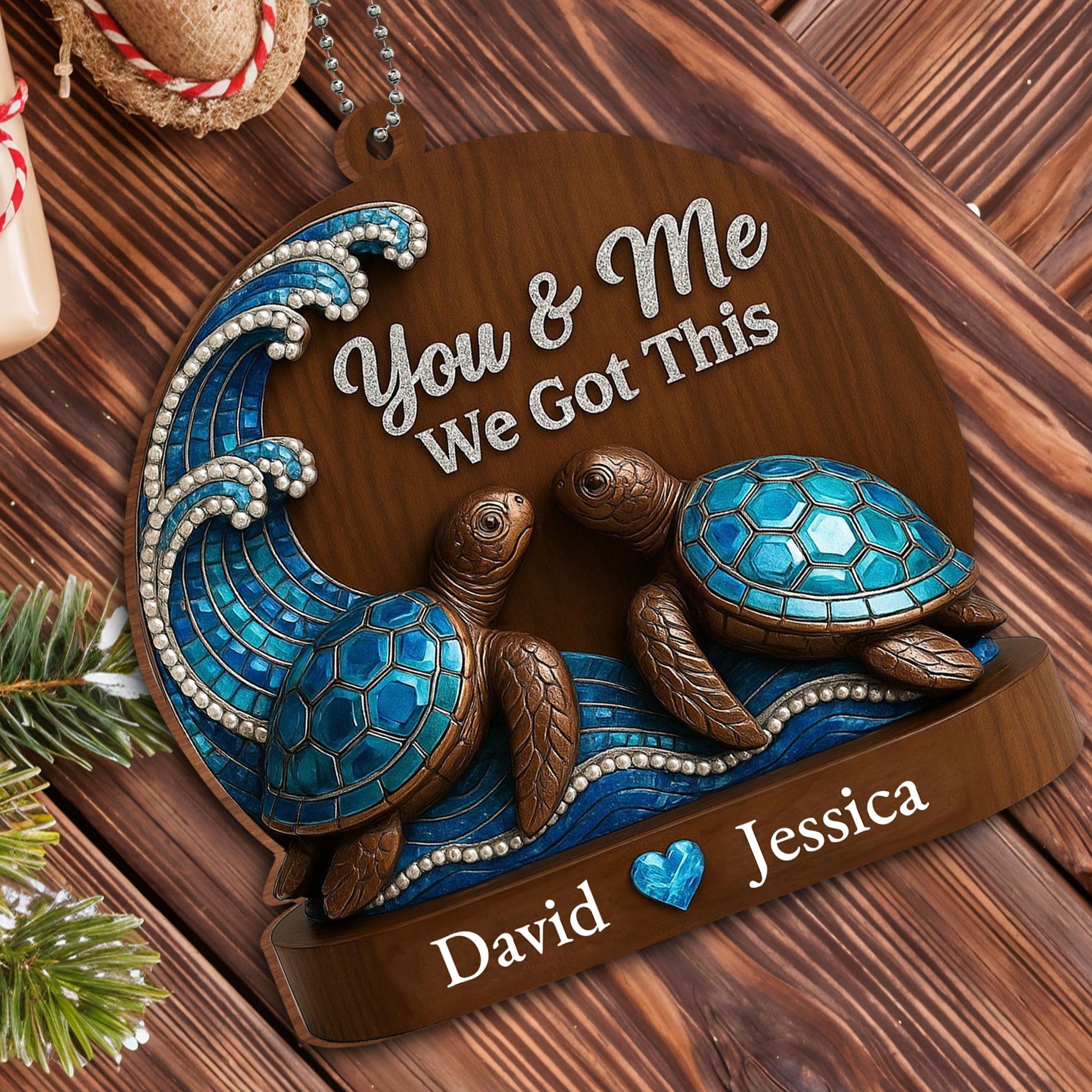 You & Me We Got This With Turtles and Waves