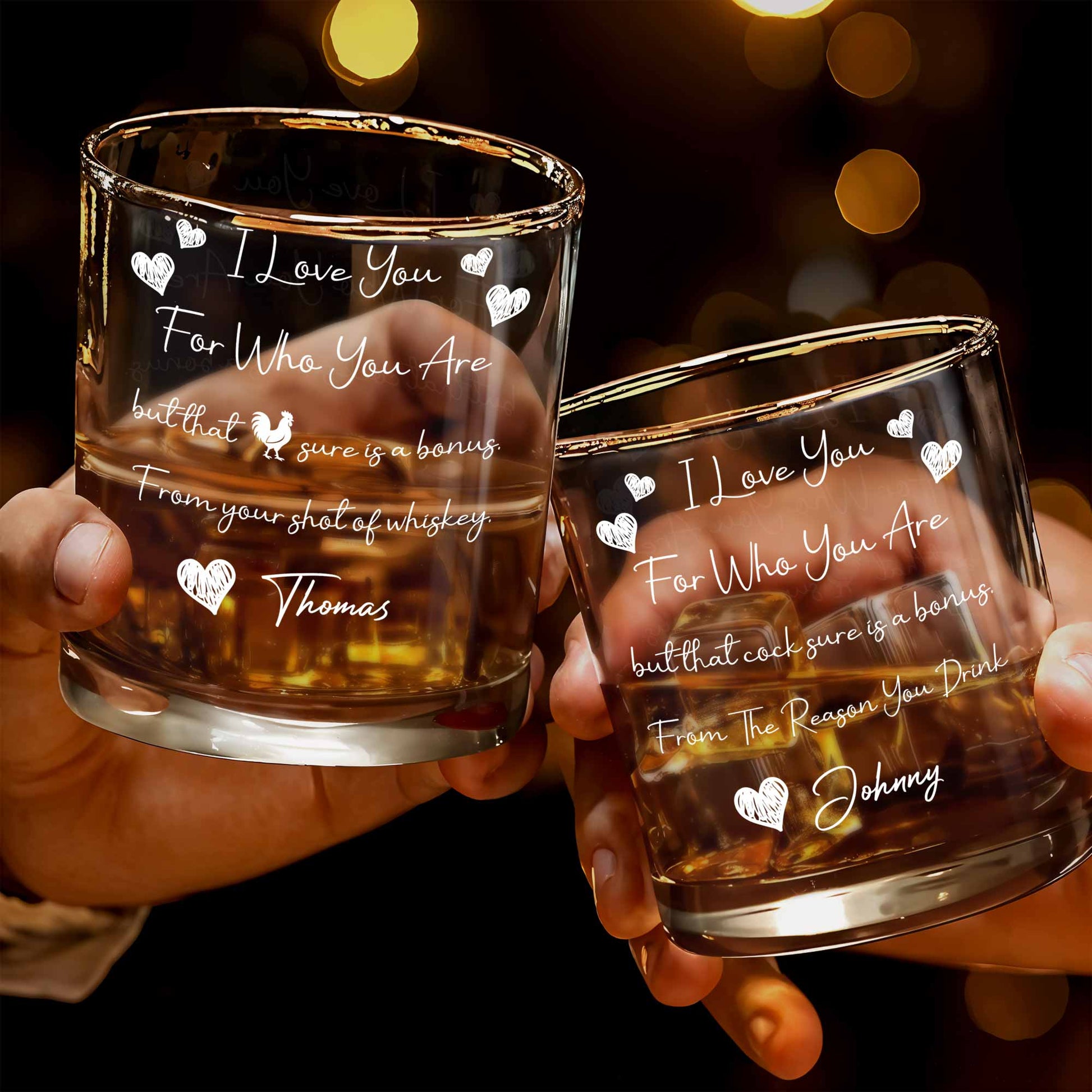 I Love You For Who You Are, Hearts And Rooster