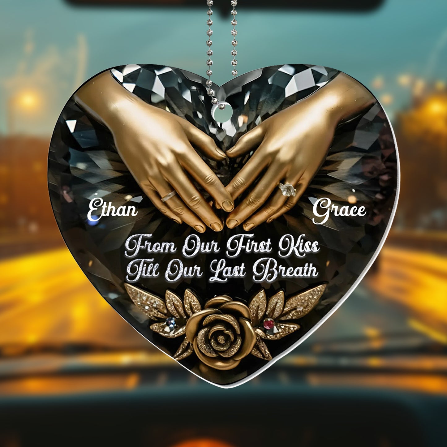 From Our First Kiss Till Our Last Breath, Hands Heart Rose