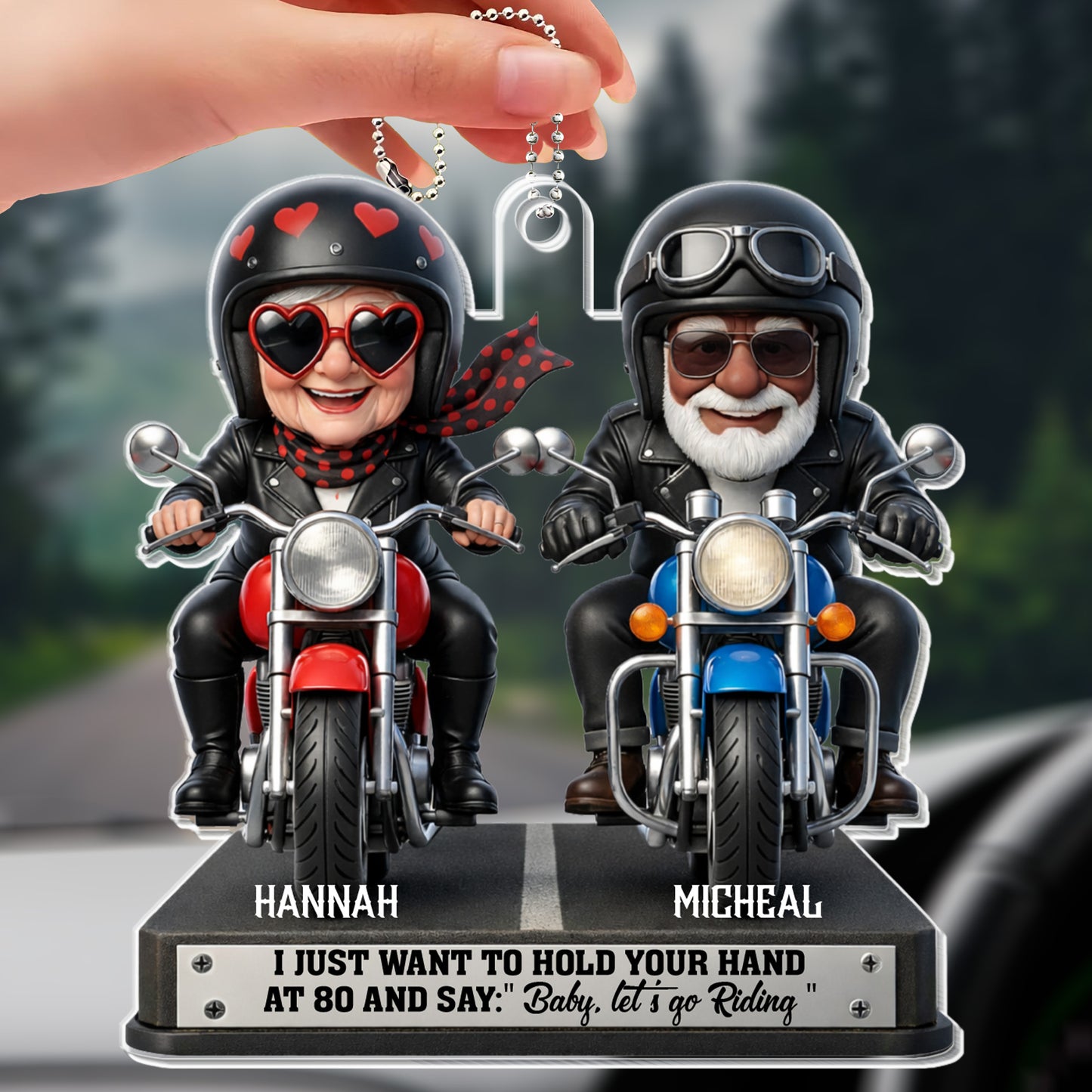 Hold Your Hand At 80 And Go Riding, Motorcycles And Helmets