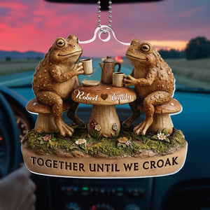 Together Until We Croak Featuring Frogs And Coffee Mugs