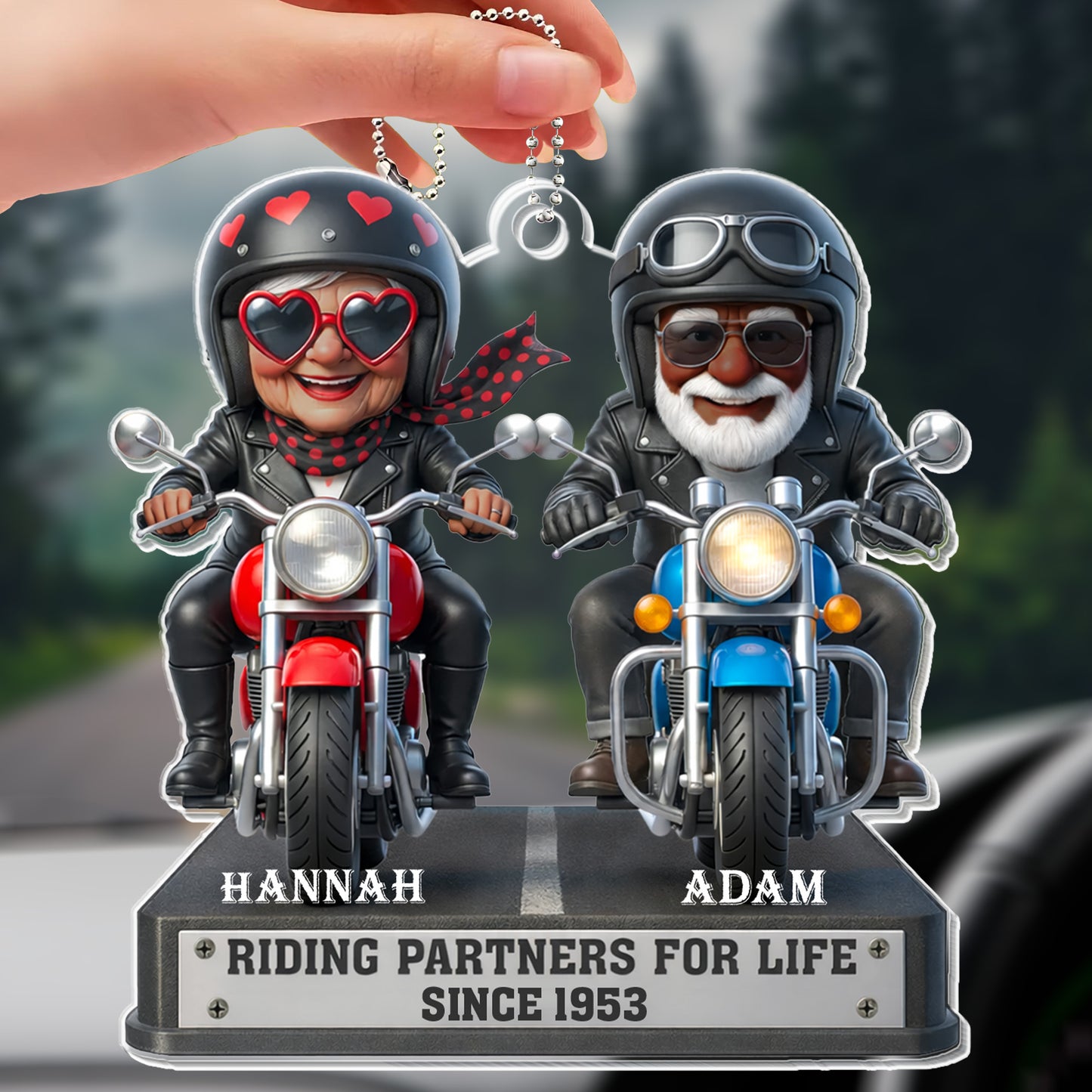 Riding Partners For Life, Motorcycles And Helmets
