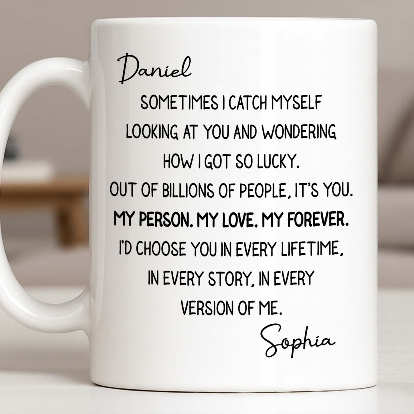 My Person, My Love, My Forever Romantic Quote