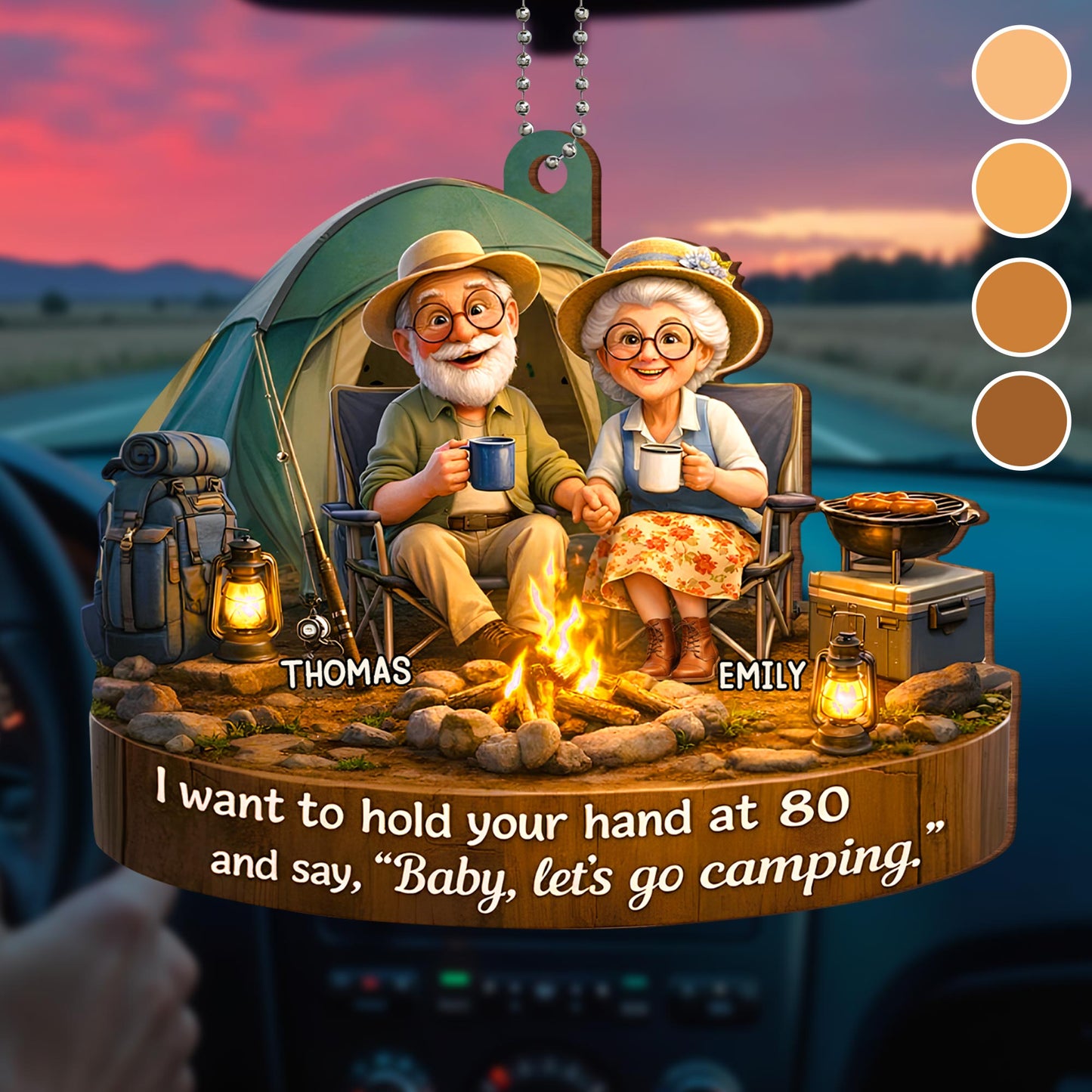 Hold Your Hand at 80 and Say, Let's Go Camping