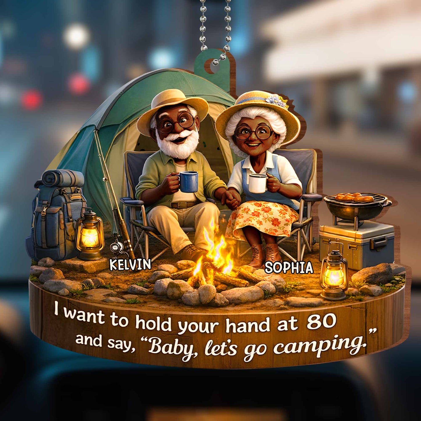 Hold Your Hand at 80 and Say, Let's Go Camping