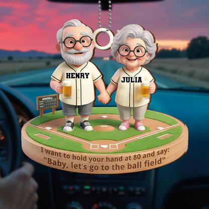 Hold Your Hand At 80, Let's Go To The Ball Field