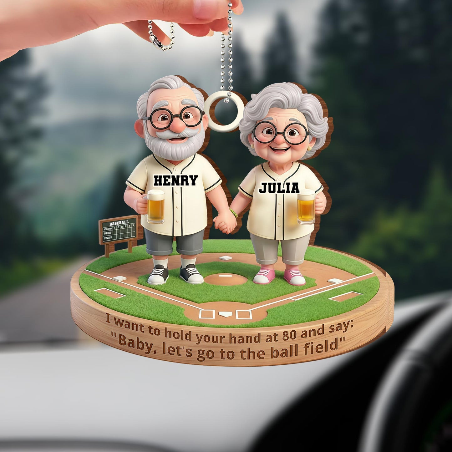 Hold Your Hand At 80, Let's Go To The Ball Field