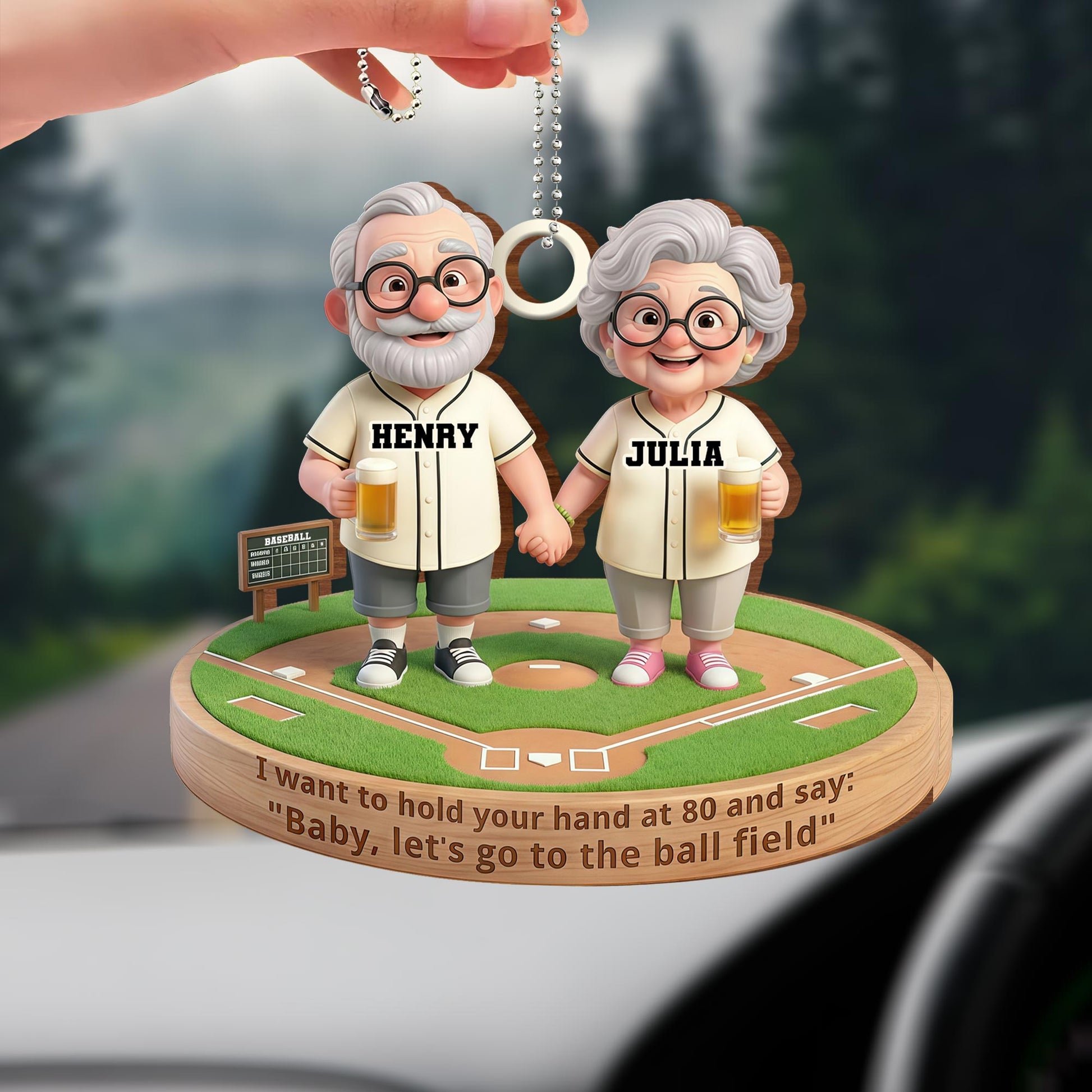 Hold Your Hand At 80, Let's Go To The Ball Field
