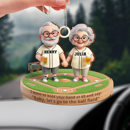 Hold Your Hand At 80, Let's Go To The Ball Field