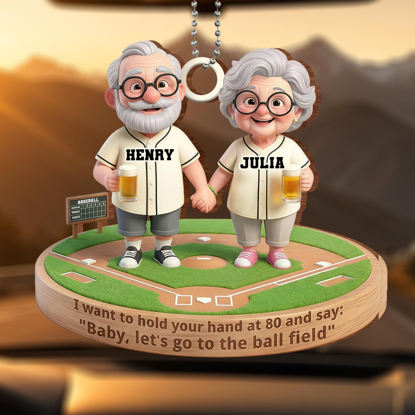 Hold Your Hand At 80, Let's Go To The Ball Field