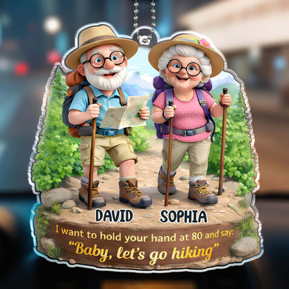 Hold Your Hand at 80, Let's Go Hiking, Elderly Couple