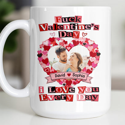 I Love You Every Day With Heart and Photo Frame