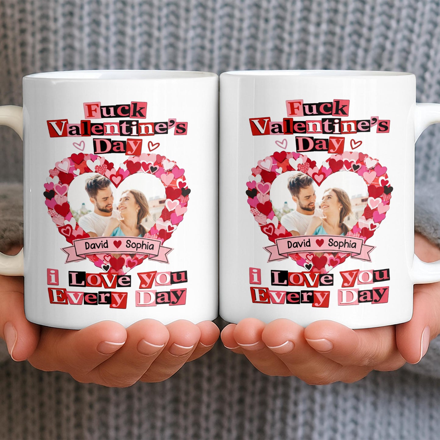 I Love You Every Day With Heart and Photo Frame