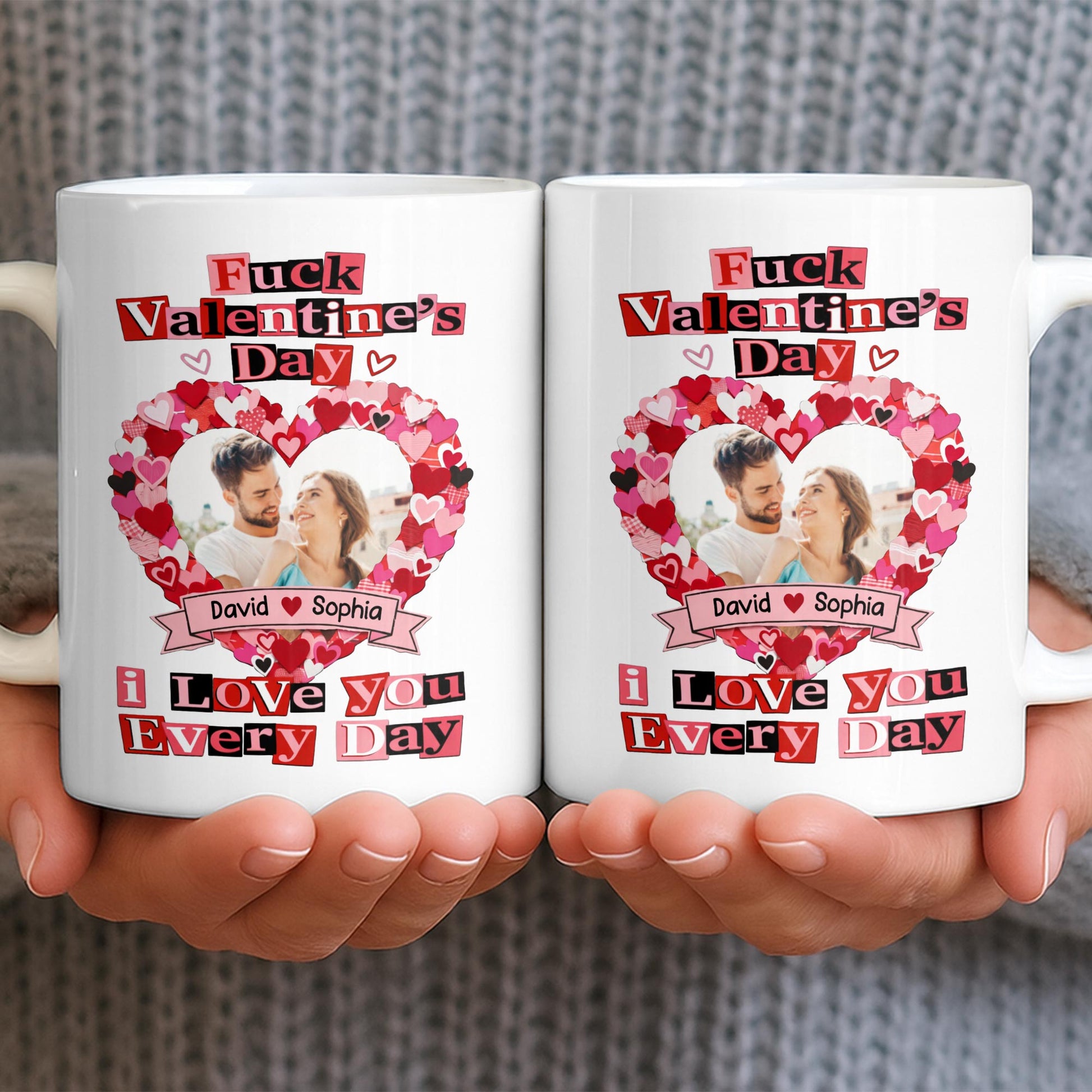 I Love You Every Day With Heart and Photo Frame