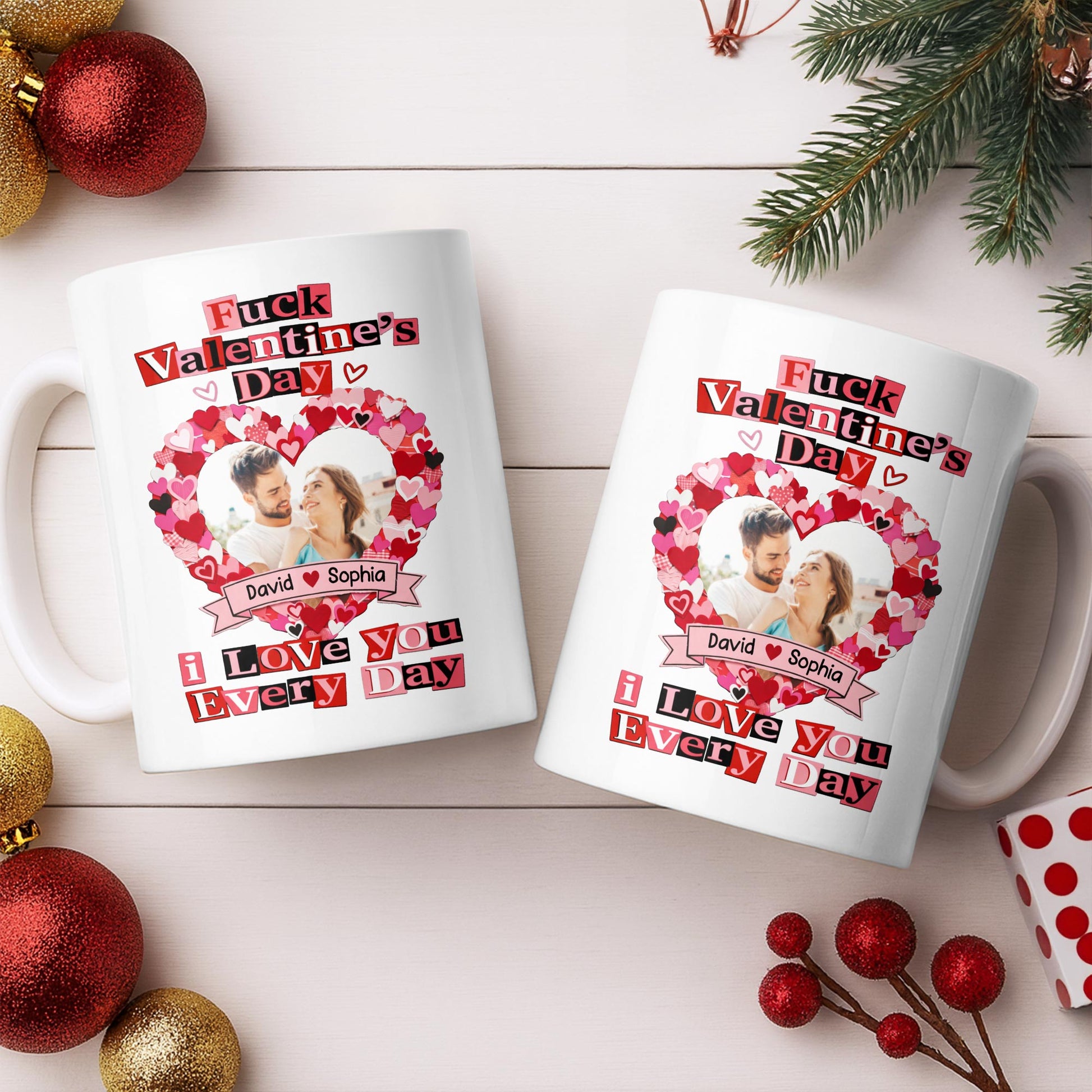 I Love You Every Day With Heart and Photo Frame