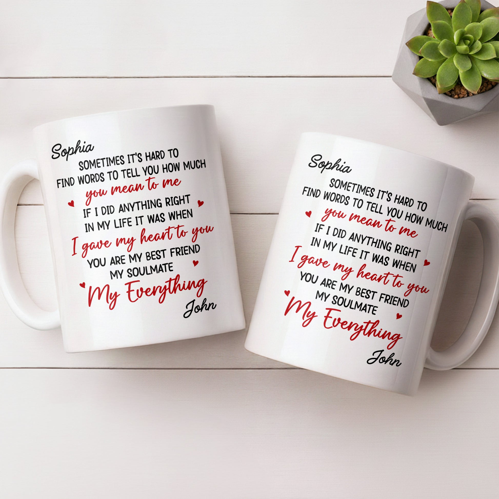 Gave My Heart To You, You Are My Soulmate, With Hearts