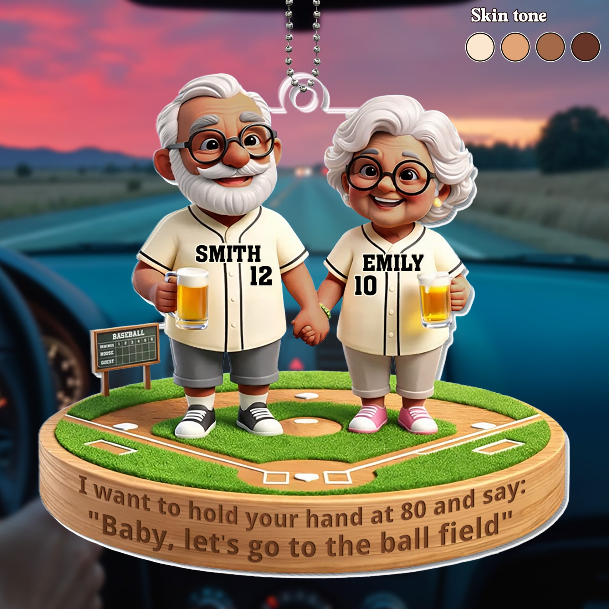 Hold Your Hand At 80 And Say Let's Go To The Ball Field