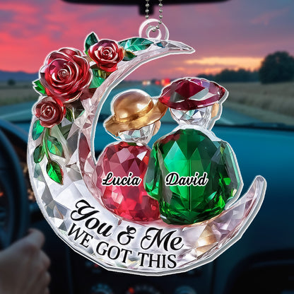 You & Me We Got This With Roses And Couple Figures