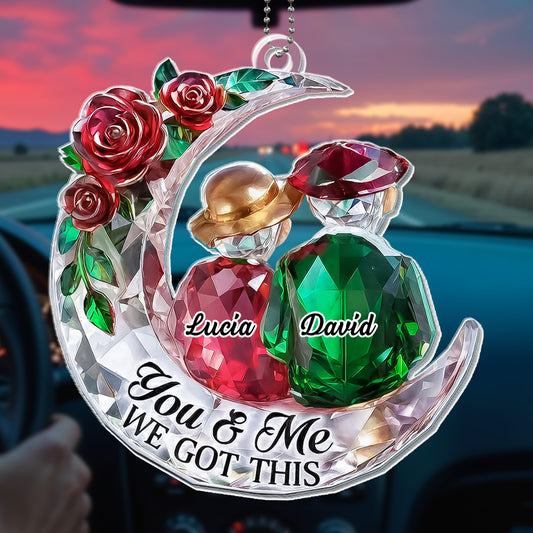 You & Me We Got This With Roses And Couple Figures