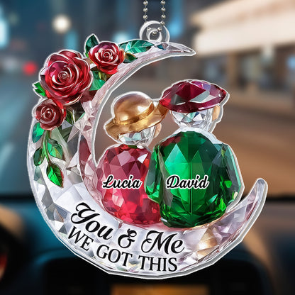 You & Me We Got This With Roses And Couple Figures