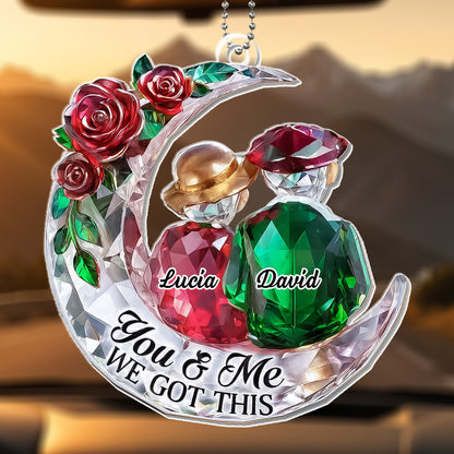 You & Me We Got This With Roses And Couple Figures