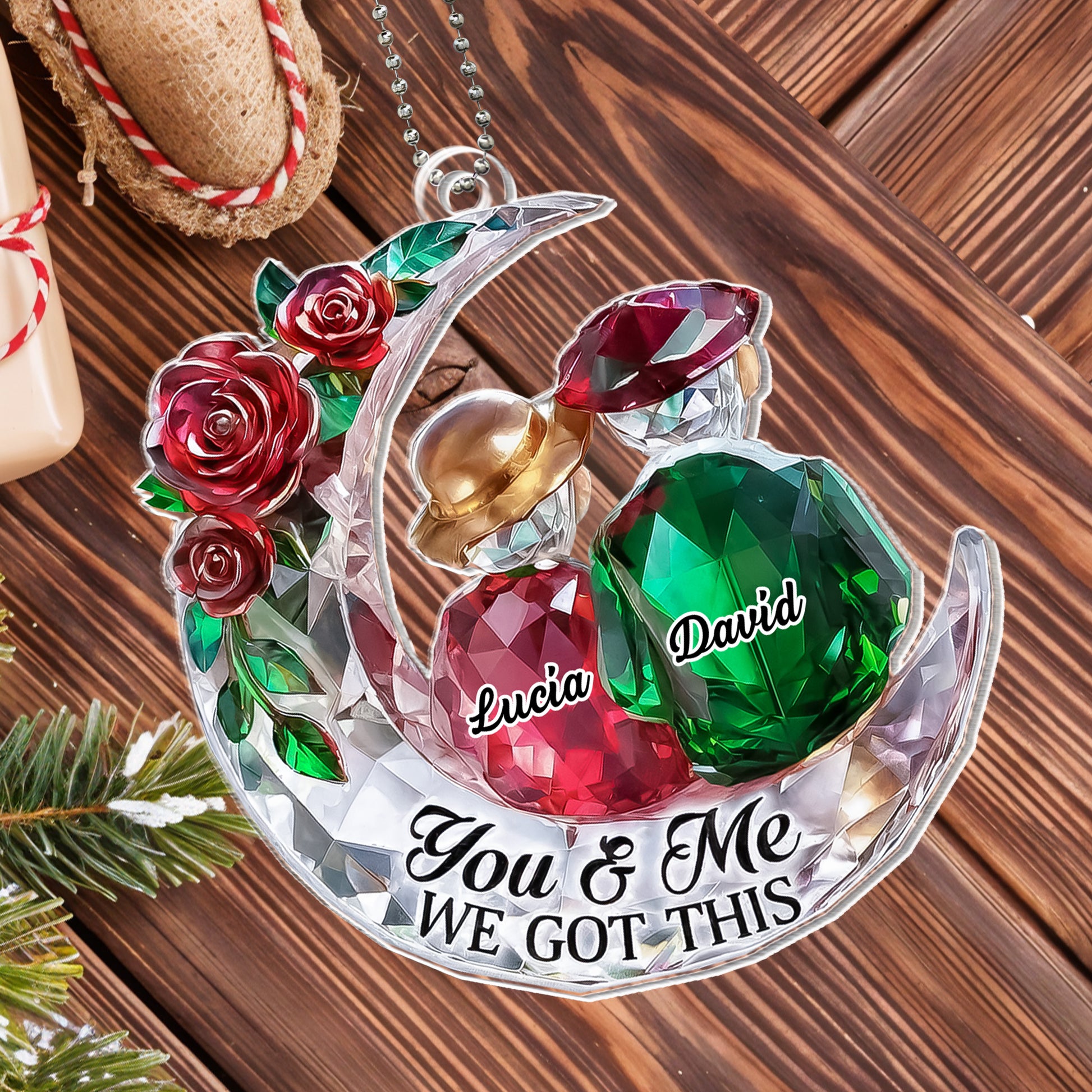 You & Me We Got This With Roses And Couple Figures