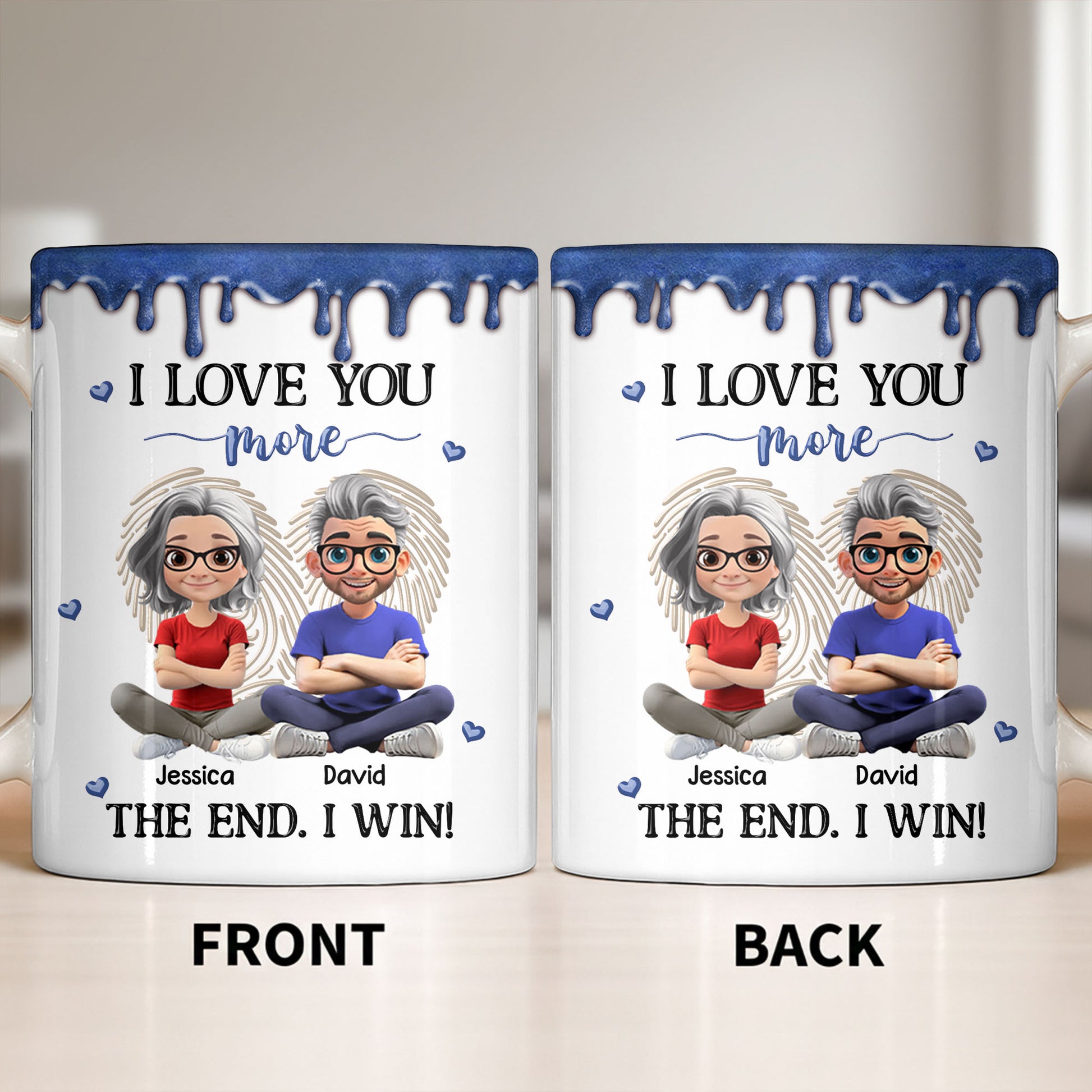 I Love You More, The End I Win, Cartoon Couple