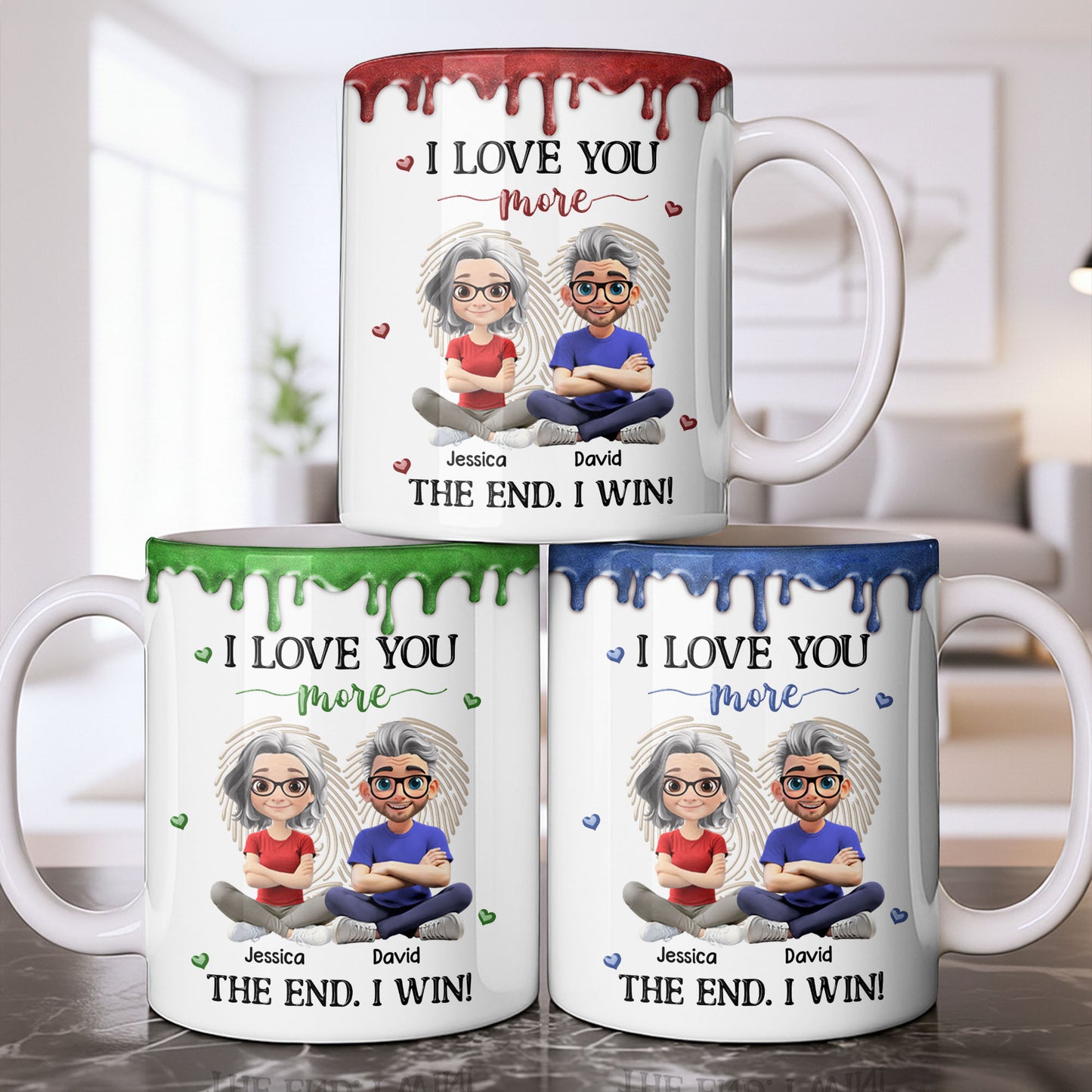 I Love You More, The End I Win, Cartoon Couple